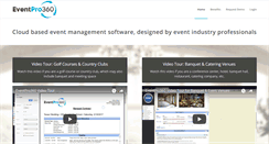 Desktop Screenshot of eventpro360.com