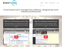 Tablet Screenshot of eventpro360.com